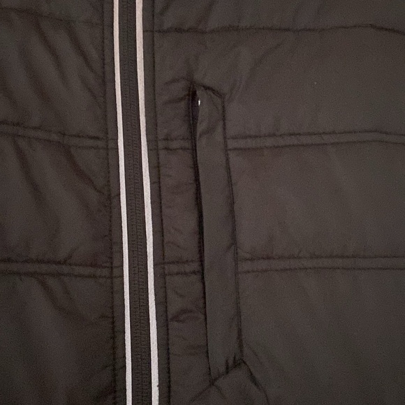 CHCB Cycling Quilted Jacket‎ Vest Shirt Light Jacket Black Puffy Gray Size Large - Picture 6 of 14